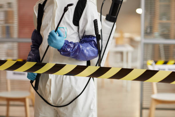 Professional Biohazard technician working in Saranac, MI